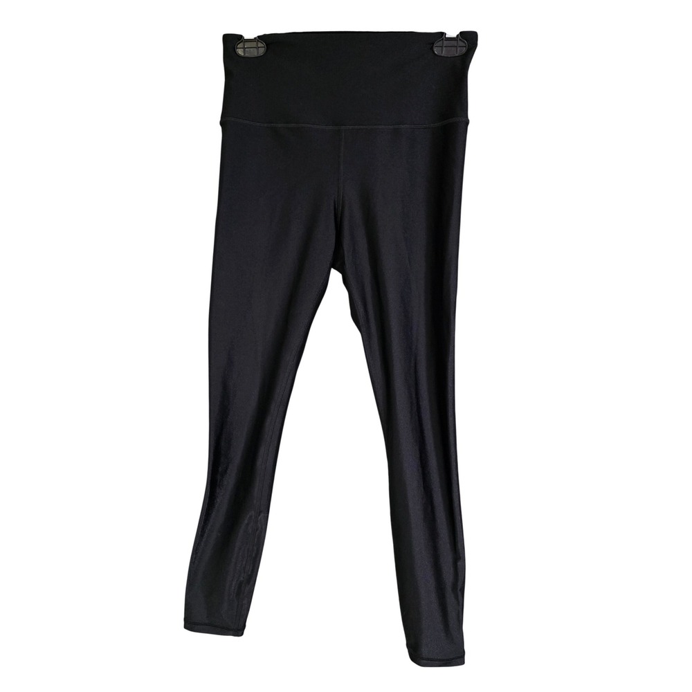Athleta Elation Shine Tight Womens Small Black Excellent High Rise Leggings